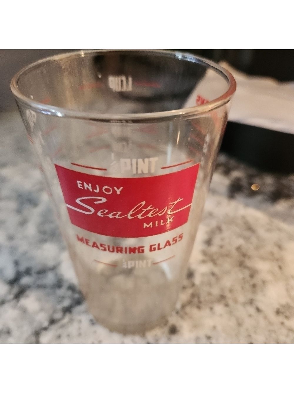 Original Vintage 1950s-1960s Sealtest Ice Cream Measuring Cup Advertising